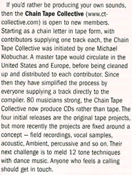 from the GoTo: section in March 2005's WIRE